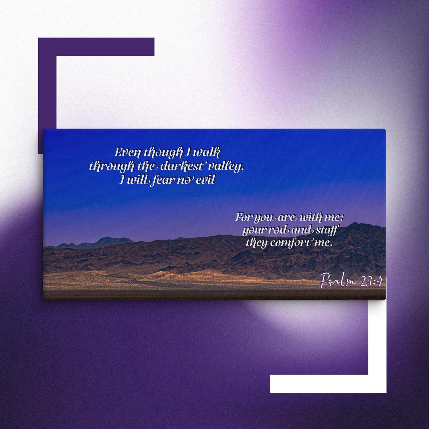 Canvas Walk With Me Lord