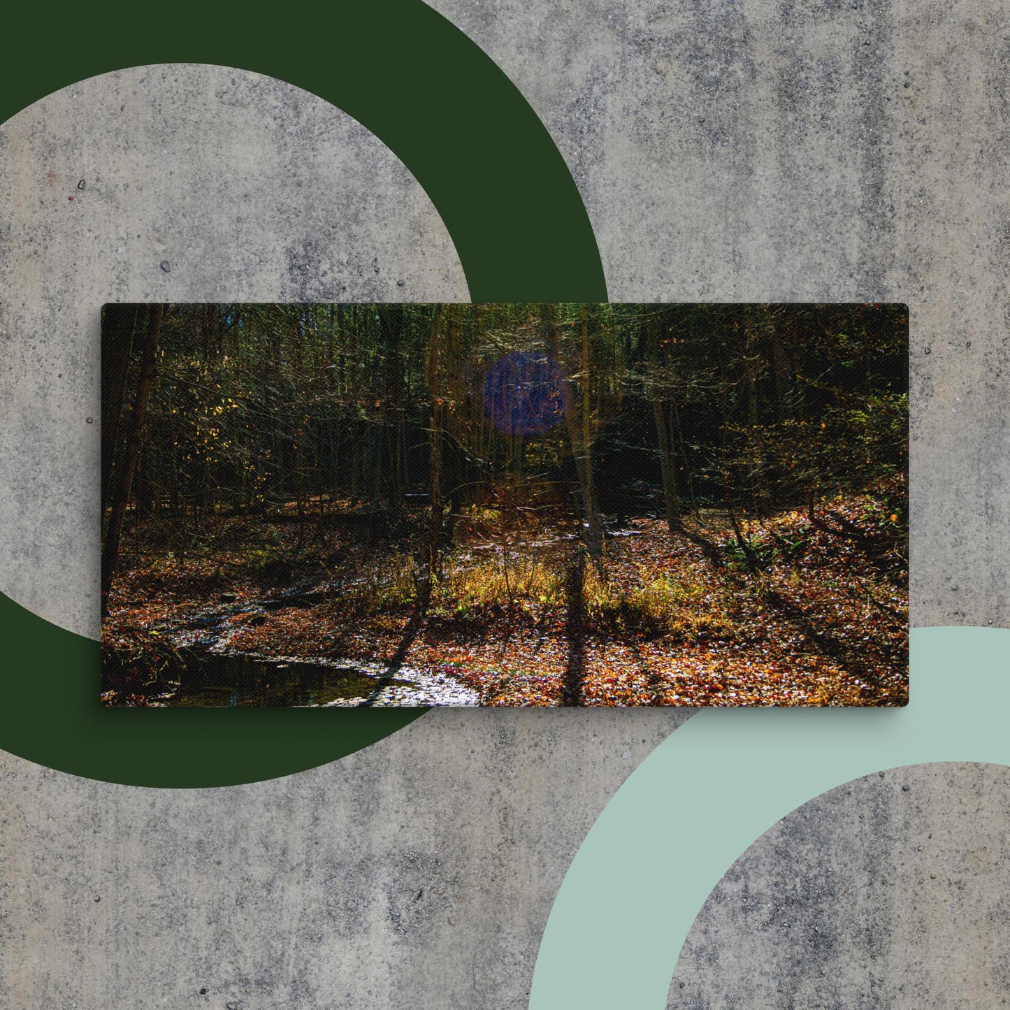 Canvas peaceful stream