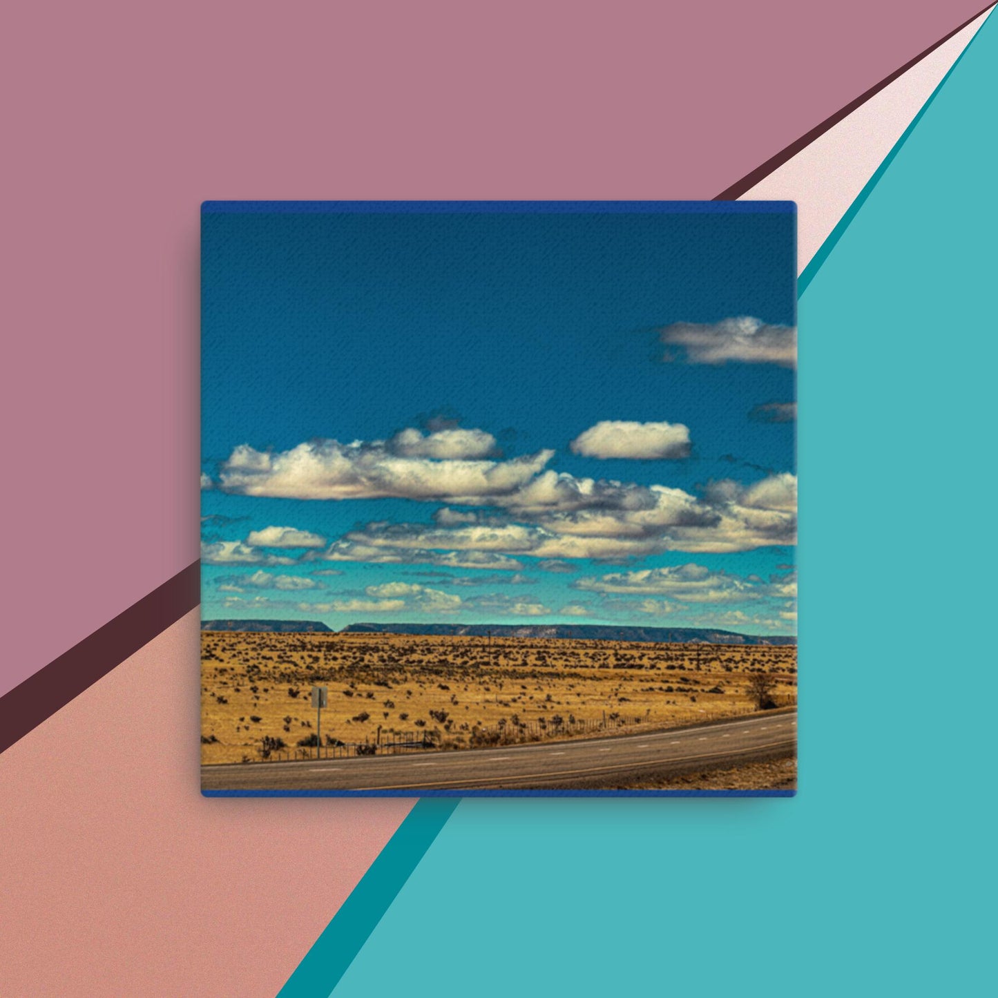 Canvas New Mexico true road view