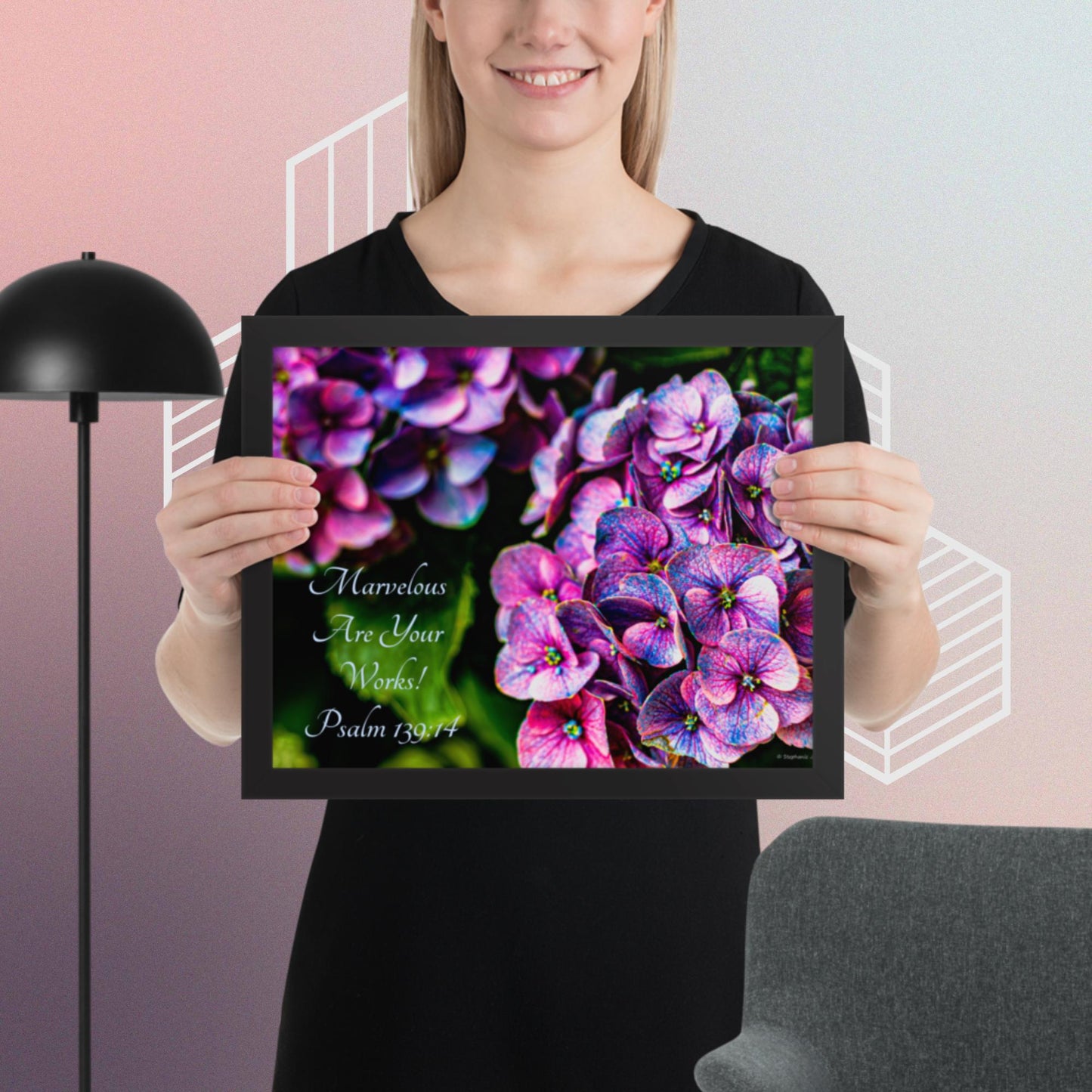 Framed poster marvelous works