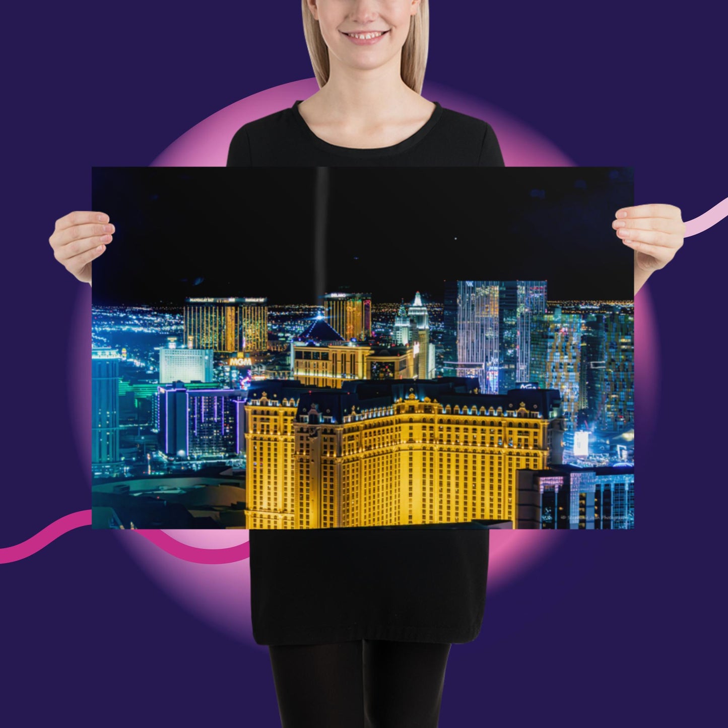 Poster of Las Vegas seen from the HighRoller