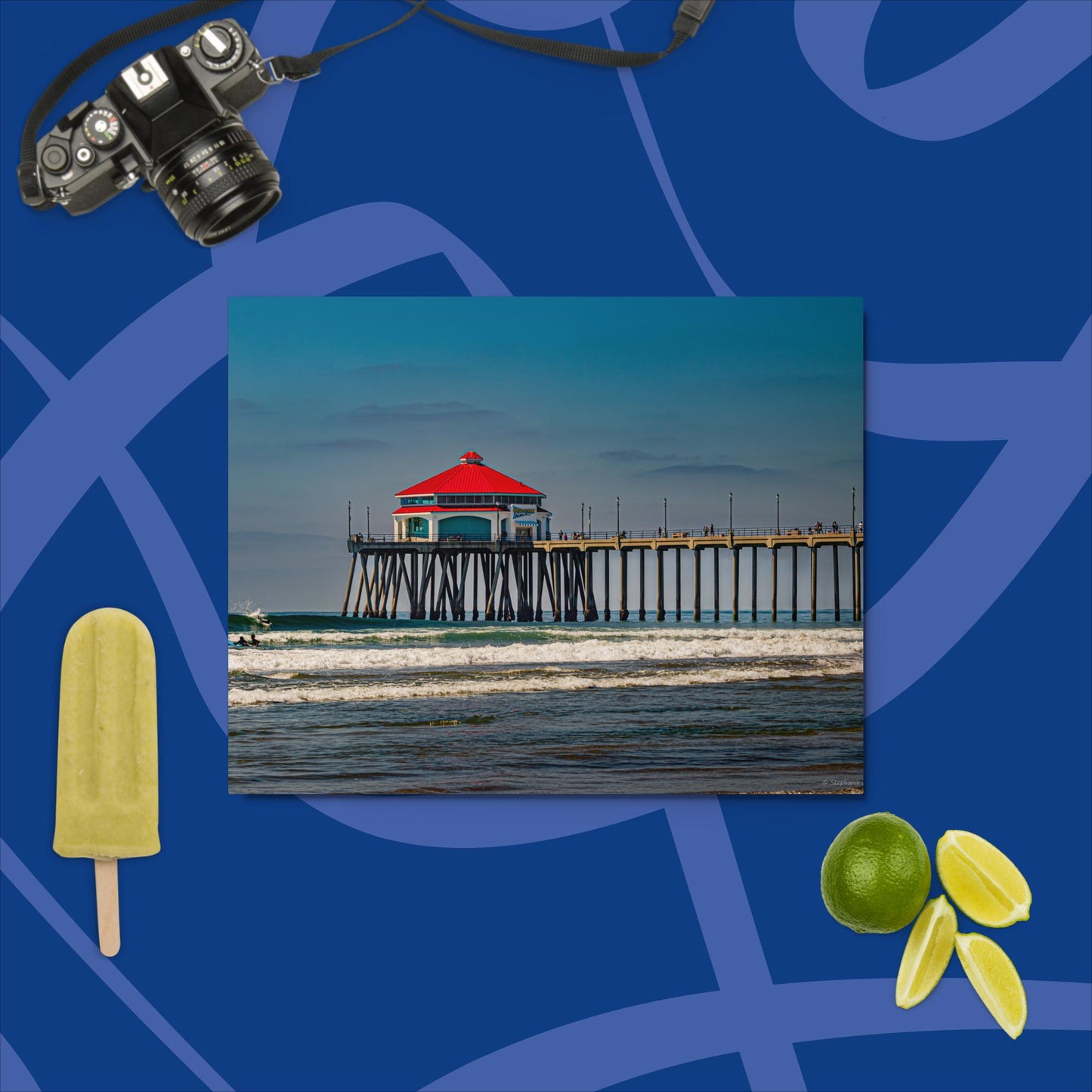 Metal prints Huntington Beach Pier