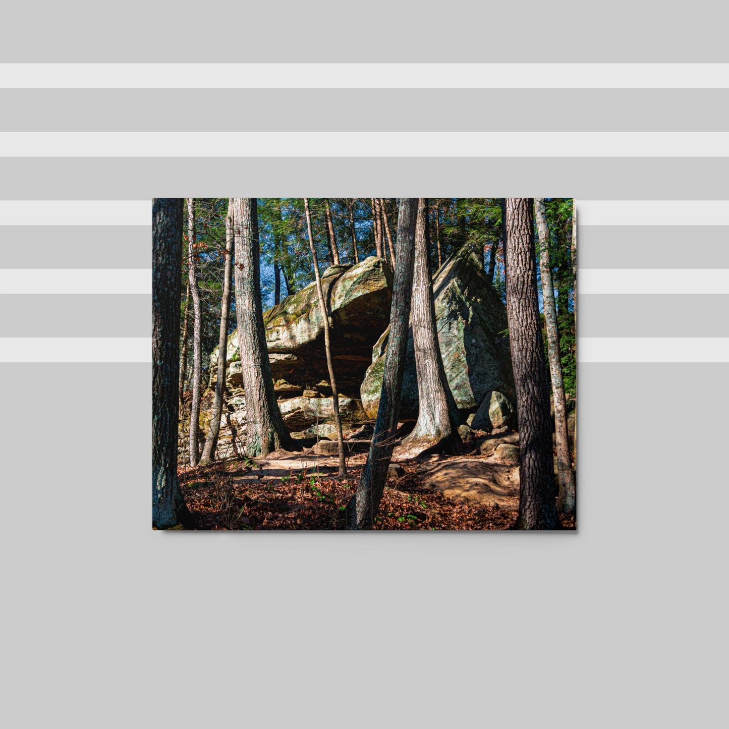 Metal prints rock formation