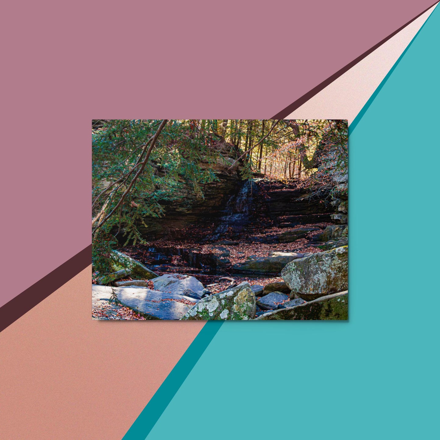 Metal prints honey run falls