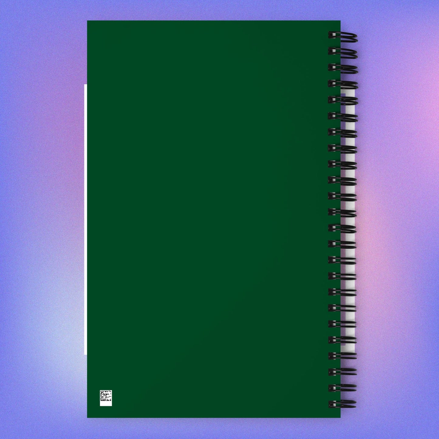 Spiral notebook wildflowers grow