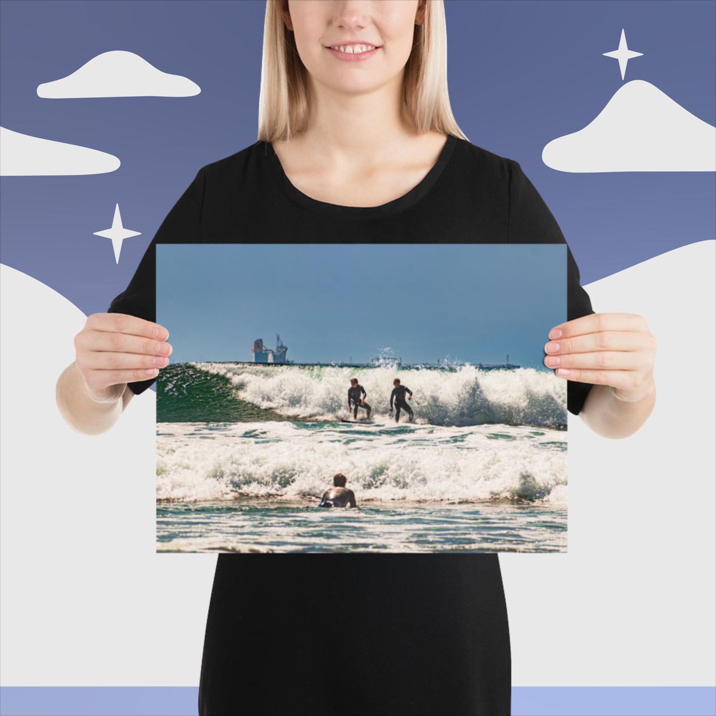 Poster Cali Surfer