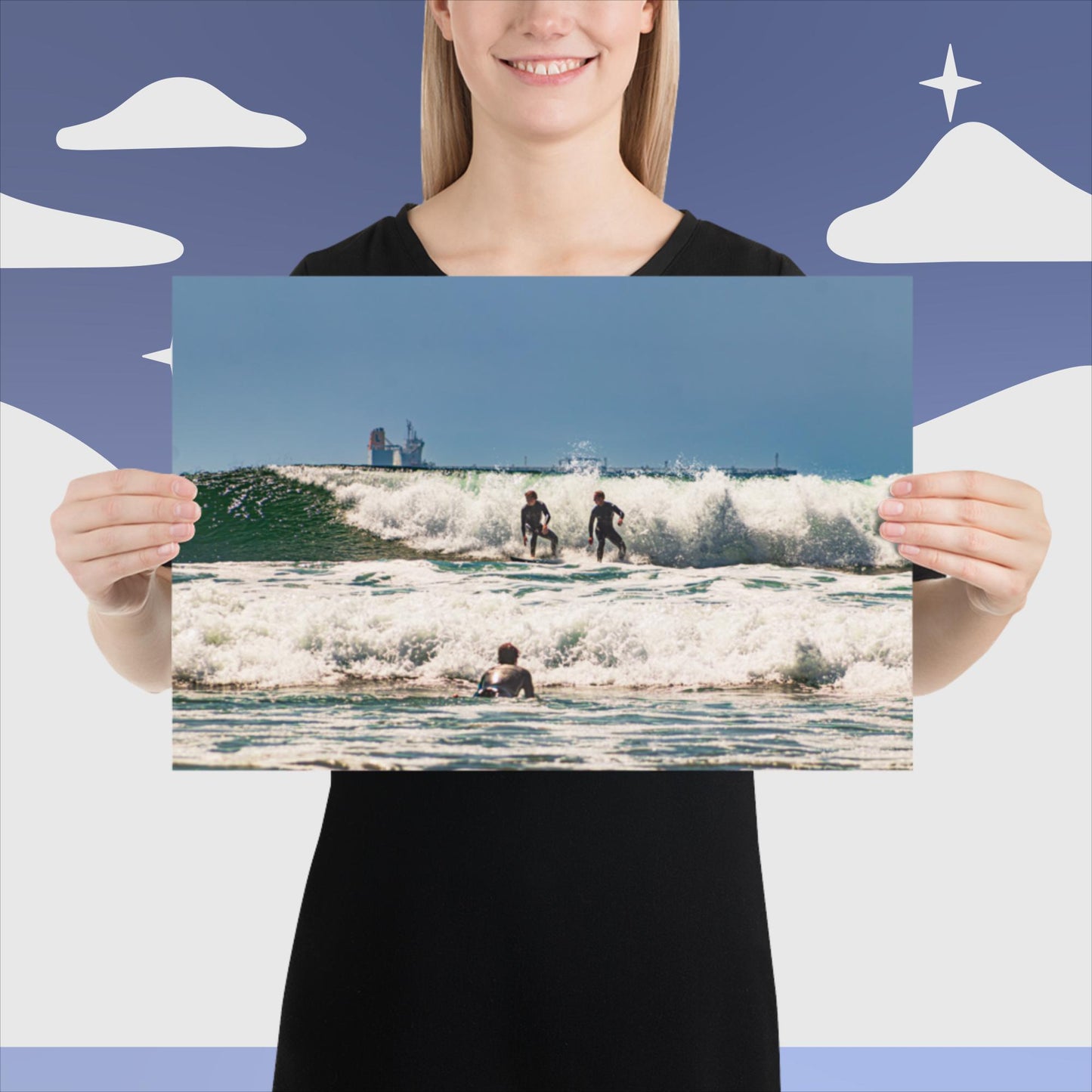 Poster Cali Surfer