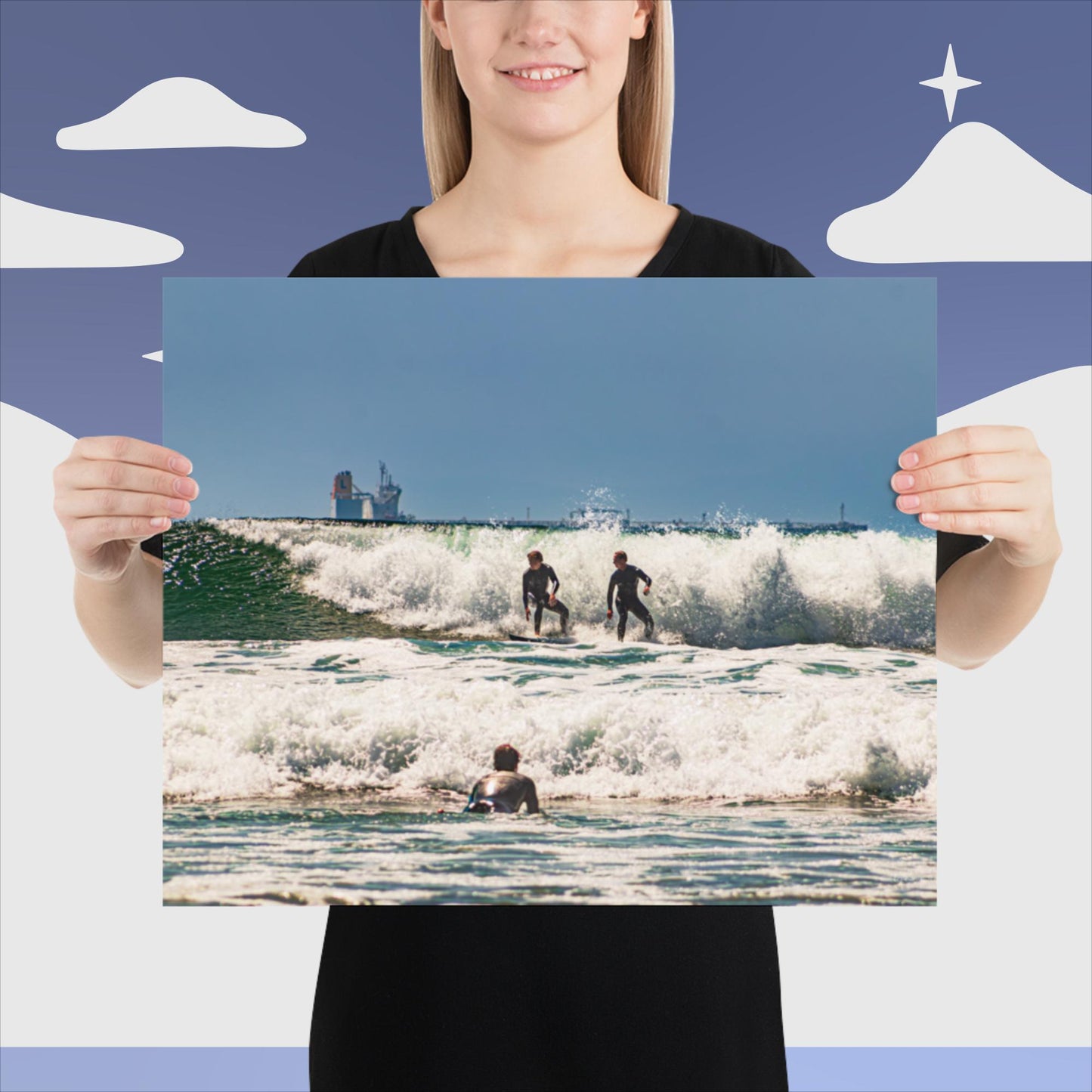 Poster Cali Surfer