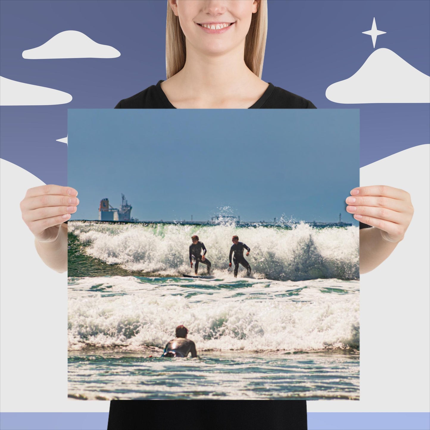 Poster Cali Surfer