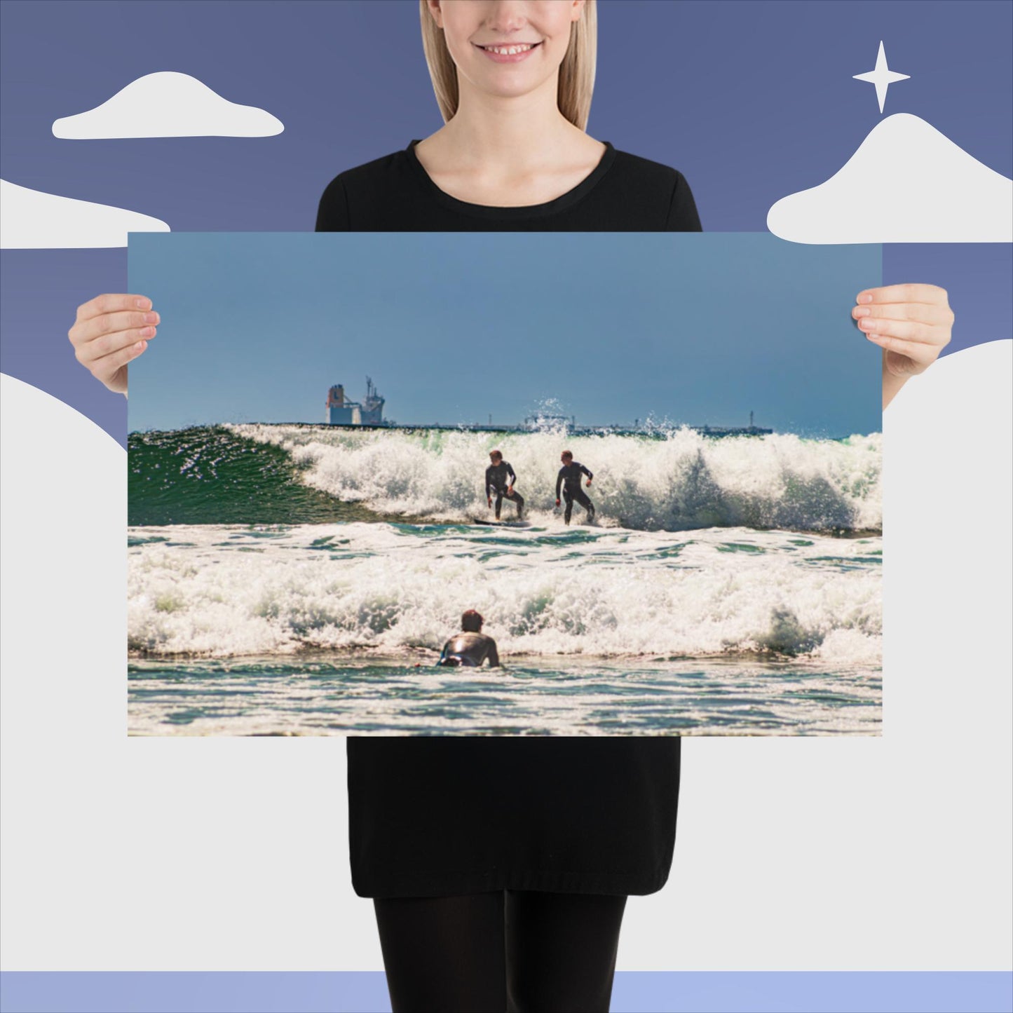 Poster Cali Surfer