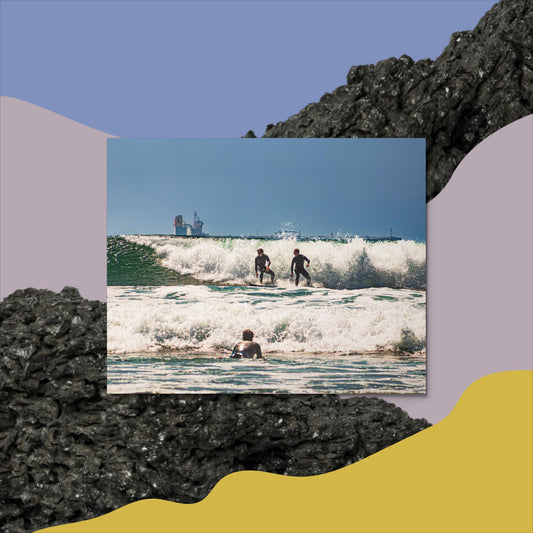 Metal prints Cali Surfer